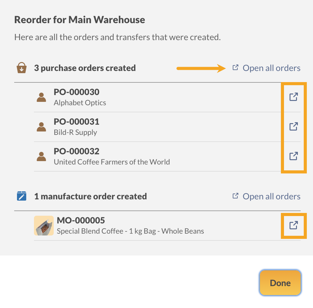 Can I reorder a previous order or see what I have previously ordered?