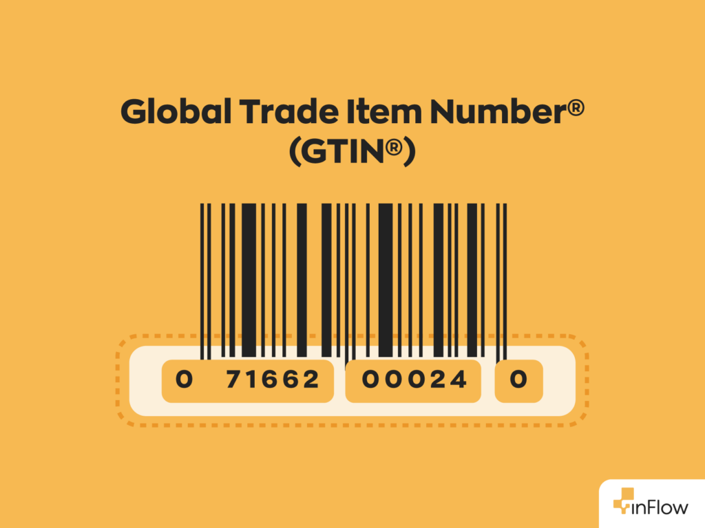 An example of a Global Trade Item Number (GTIN).